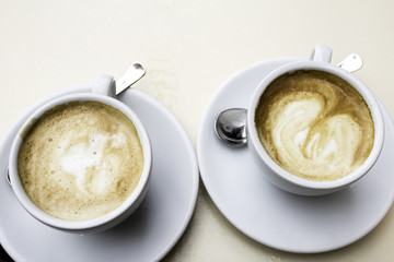 Coffee Mugs with Milk