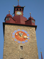 Clock Tower, Lucern Switzerland