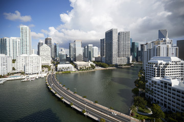 Fototapeta premium Brickell - Miami - Florida