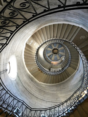 Escalier, intérieur, Basilique Notre Dame de Fourvièvre, Lyon