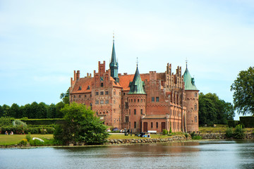 Naklejka premium Egeskov slot in Denmark