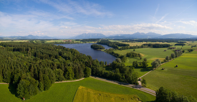 Lake Abtsee, Bavaria, Germany, in summer
