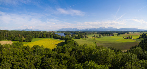 Lake Abtsee, Bavaria, Germany, in summer