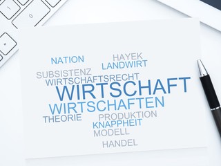 Fototapeta premium Wirtschaft