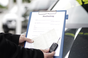 Autokauf, Kaufvertrag 