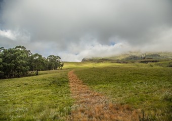 Landscape of the Drakensberge at the Mkhomazi Wilderness area