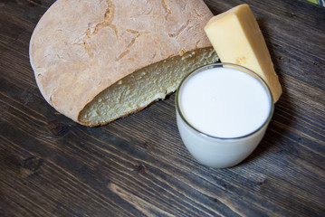 Organic bread homemade. Bread is not for sale.