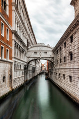 Fototapeta na wymiar The famous Bridge of Sighs, Venice