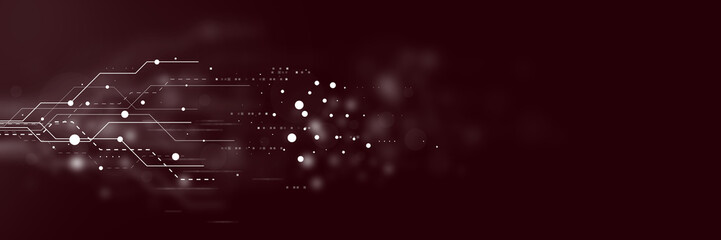 Abstract futuristic shapes.