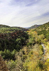 Fototapeta na wymiar Oak Creek Canyon