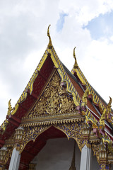 Naklejka premium Roofs of Wat Pho, Bangkok