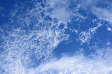 Naklejka na ściany i meble Beautiful cloudscape for nature background, Blue sky