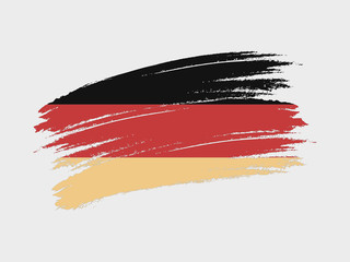 Flag of Germany grunge style