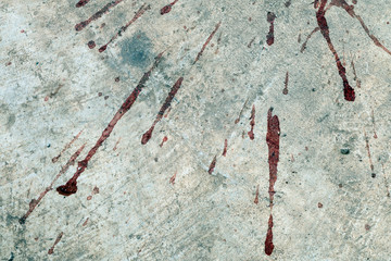 Stain on old cement texture