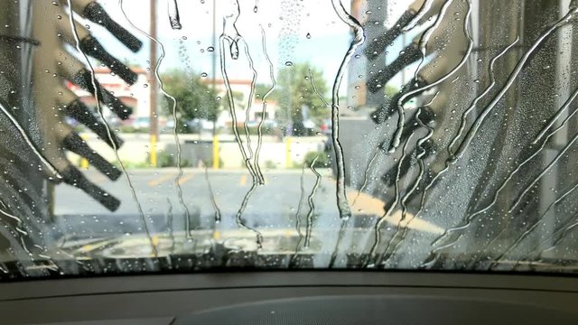 nside Car Wash Cloce Up