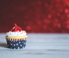 Patriotic Fourth of July Cupcakes