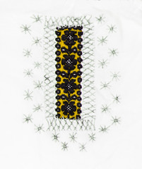 Ukrainian folk embroidery, handmade
