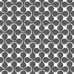 Seamless Abstract Geometric Pattern. Grey seamless. Elegant Repeating Ornament