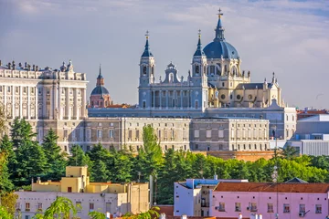 Deurstickers Kathedraal van Madrid, Spanje © SeanPavonePhoto