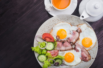 eggs and bacon