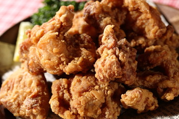 北海道ザンギ（鶏のから揚げ）deep-fried chicken japanese style