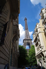 Fototapeta na wymiar Pais tour Eiffel