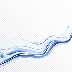 Transparent water splashes with drops. realistic aqua wave isolated on transparent background. Vector 3d illustration