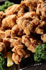 北海道ザンギ（鶏のから揚げ）deep-fried chicken japanese style