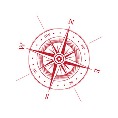 Wind rose symbol