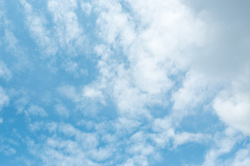 Blue sky with beautiful cloud