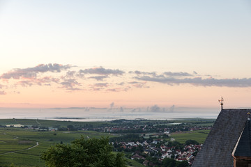 sonnenaufgang und nebel