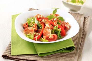 Salmon salad