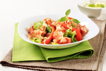 Salmon salad