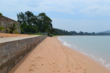 Sandy beach in Pattaya. Thailand