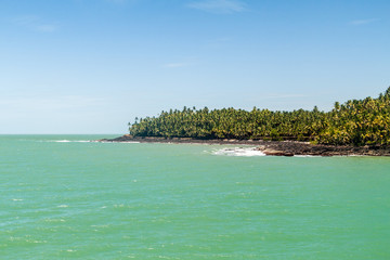 Ile Saint Joseph island in archipelago of Iles du Salut (Islands of Salvation) in French Guiana