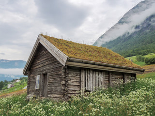 Obraz premium Norwegian old house