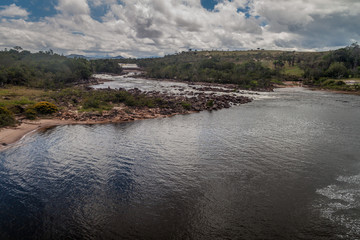 Yuruani river in Gran Sabana region in National Park Canaima, Venezuela.