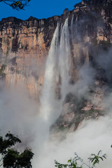 Angel Falls (Salto Angel), world's highest waterfall (978 m), Venezuela