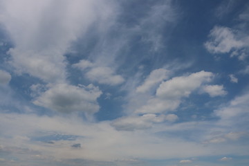 Fototapeta na wymiar White Cloudy sky 