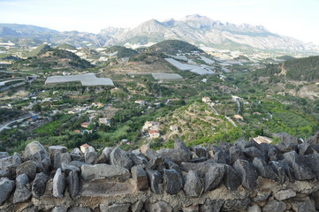 Ausblick vom Friedhof in El Campel