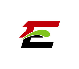 Sign of the letter E Branding Identity Corporate logo design template
