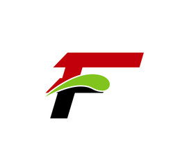 Abstract letter F logo
