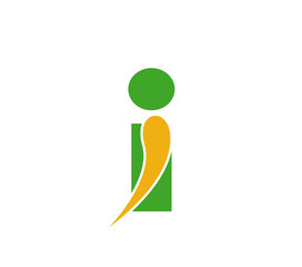 Letter i logo
