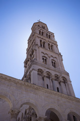 Fototapeta na wymiar Sveti Duje - famous tower in Split, Croatia