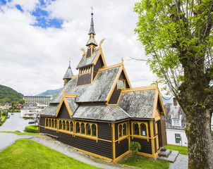 'English' church of St Olaf, Balestrand. Norway.