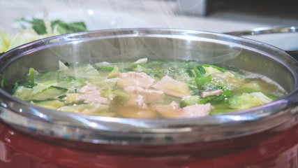 Close-up Hot Pot Suki