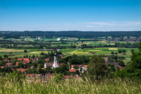 Blick auf P&auml;hl und Raisting