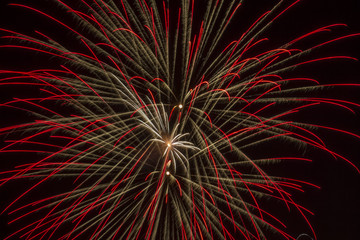 14 juillet, feu d'artifice et fête nationale