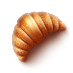 Fresh french croissant