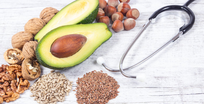 Sources of omega 3 fatty acids contained in the food.